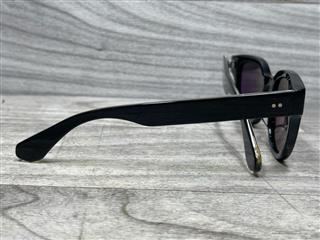 Mr. Leight JANE S Lava Oval Sunglasses ML2047-48-BK-PW/LAVA